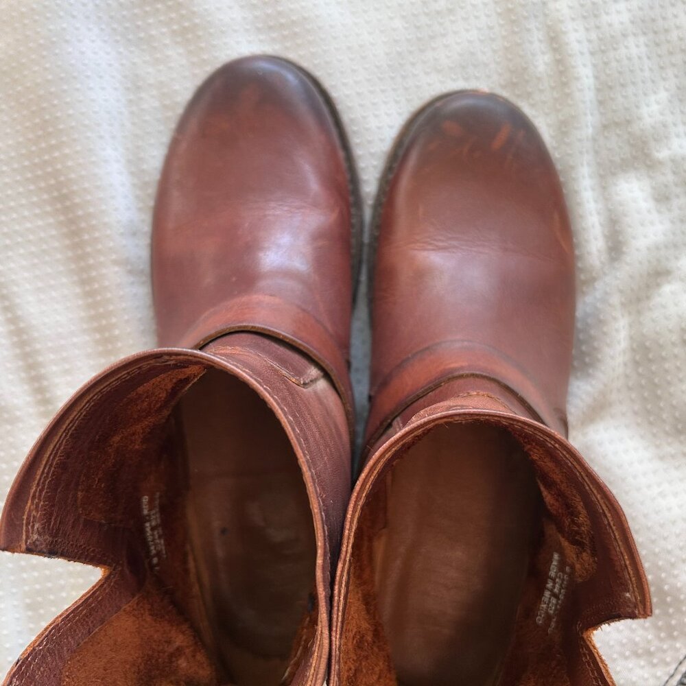 Frye Veronica Booties - Size 7 - Color redwood